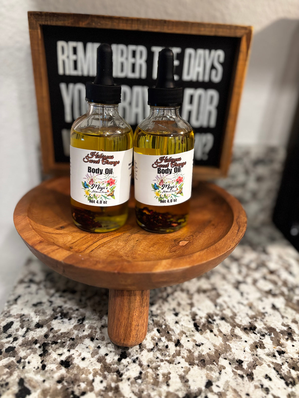 Hibiscus Sweet Orange Body Oil 4 oz
